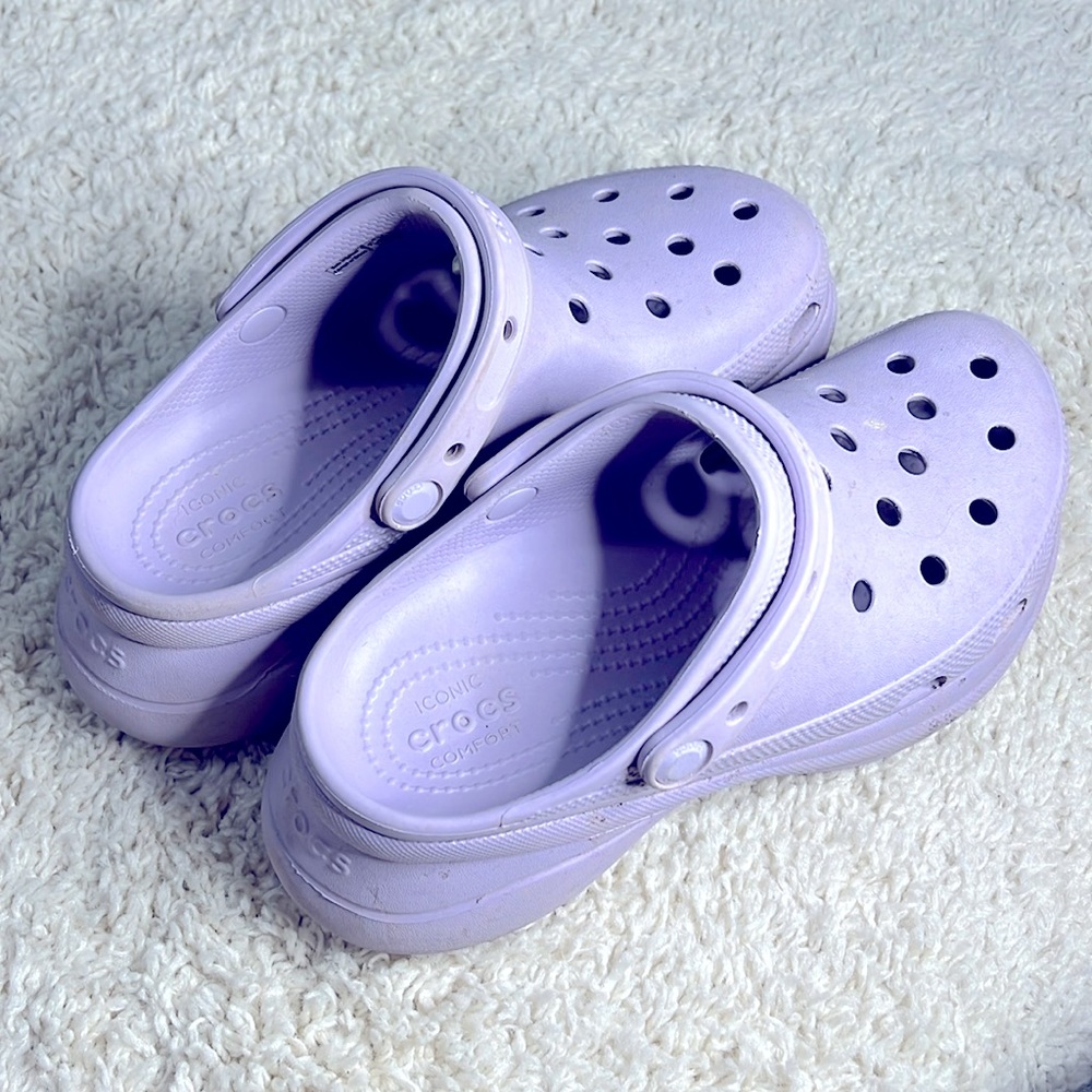 CROCS Lavender Mules & Clogs